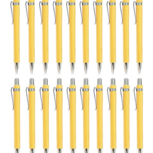 Stylo à bille en bois de bambou - 20 pieces